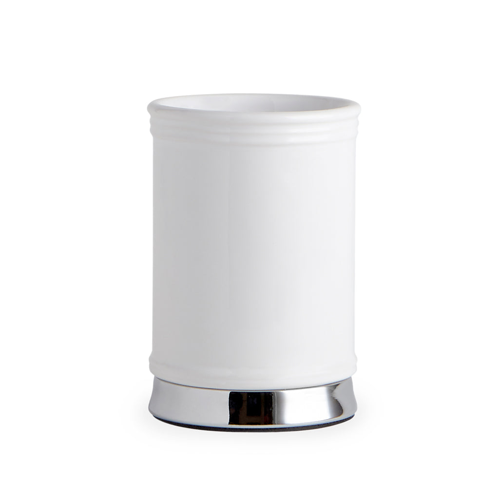 Premium White Chrome Bathroom Accessories Set - Modern & Elegant Shower & Bathtub Essentials for Home Spa Relaxation