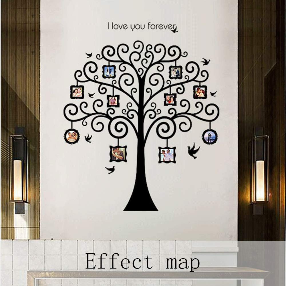 Custom Family Tree Wall Decal - Removable PVC Wall Sticker for Home Decor, Living Room, Bedroom & Nursery | Perfect for Family Photos, Memories & Personalized Interior Design