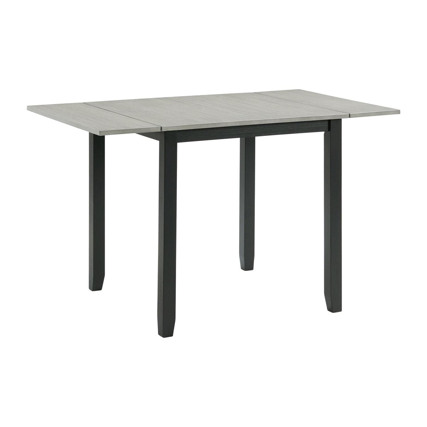 Picket House Furnishings Tuttle 3-Piece Drop Leaf Dining Table Set in Black - Perfect for Small Spaces, Breakfast Nooks & Apartment Dining Areas