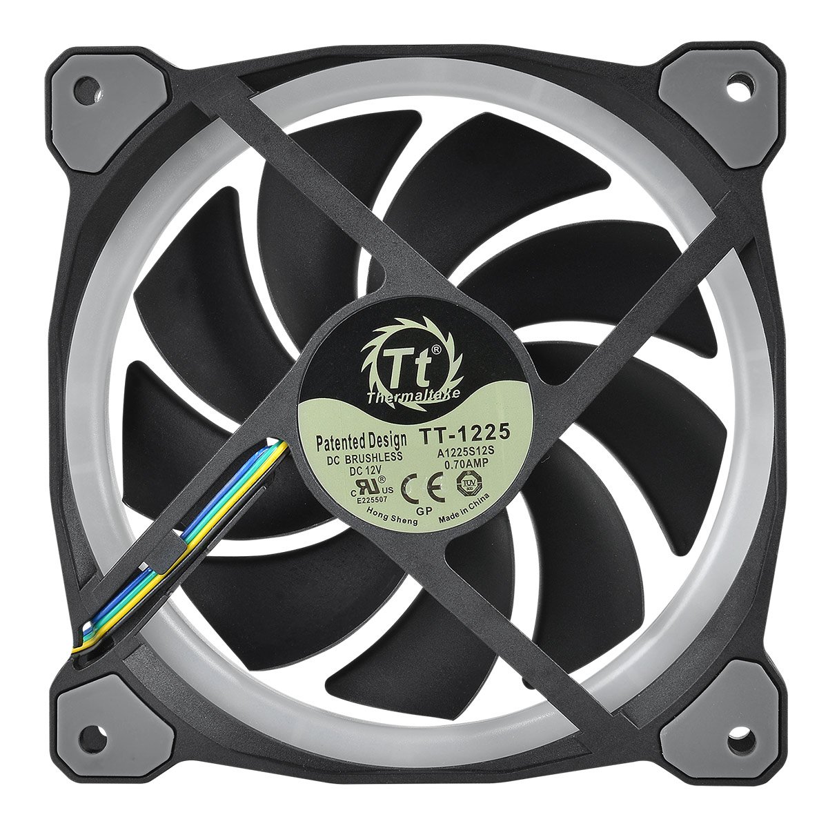 Riing Plus 12 RGB Radiator Fan TT Premium Edition 5 Pack - High Performance PC Cooling for Gaming Rigs & Liquid Cooling Systems