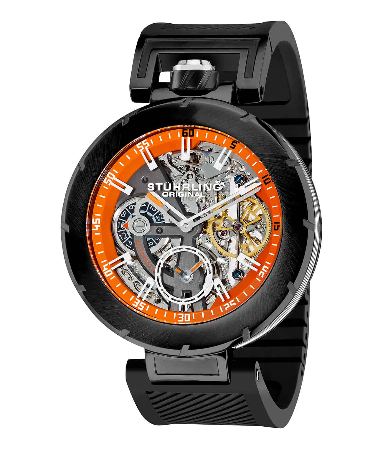 Emperor VT II 324B Automatic 49mm Skeleton Watch - Luxury Men's Mechanical Timepiece with Transparent Dial - Perfect for Business, Formal Events & Collectors