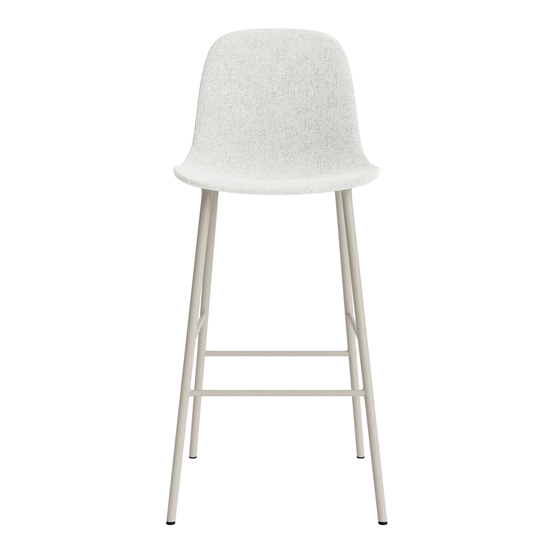 Modern Form Bar Chair - Fully Upholstered Counter Stool with Comfortable Seat - Perfect for Kitchen Islands, Breakfast Bars & Home Bars