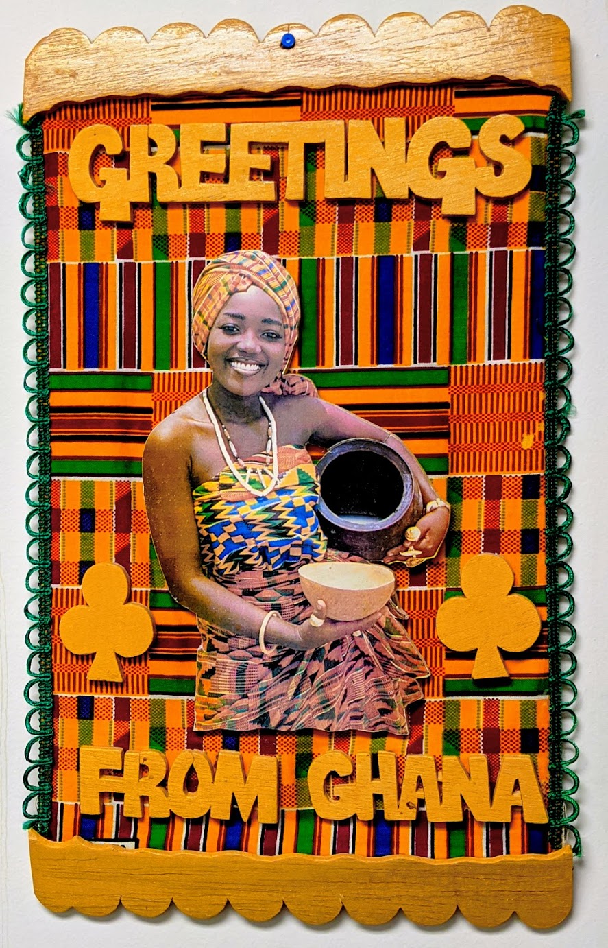Authentic African Print Wooden Artwork from Ghana | Handcrafted Home Decor & Wall Art | Perfect for Living Room, Bedroom, or Office Decoration