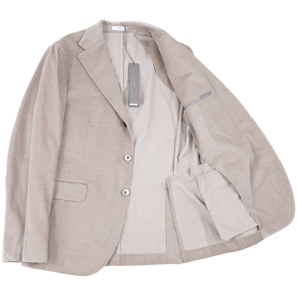 Boglioli Men's Soft Brushed Corduroy Sport Coat | Slim Fit Blazer for Business Casual & Fall Winter Fashion | Perfect for Office, Weddings & Date Nights