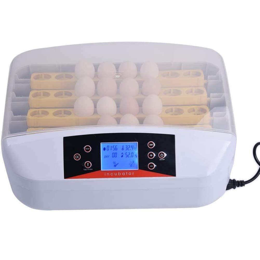 AWJ 32 Egg Digital Automatic Poultry Incubator with Temperature & Humidity Control - Perfect for Hatching Chicken, Duck, and Goose Eggs at Home or Farm