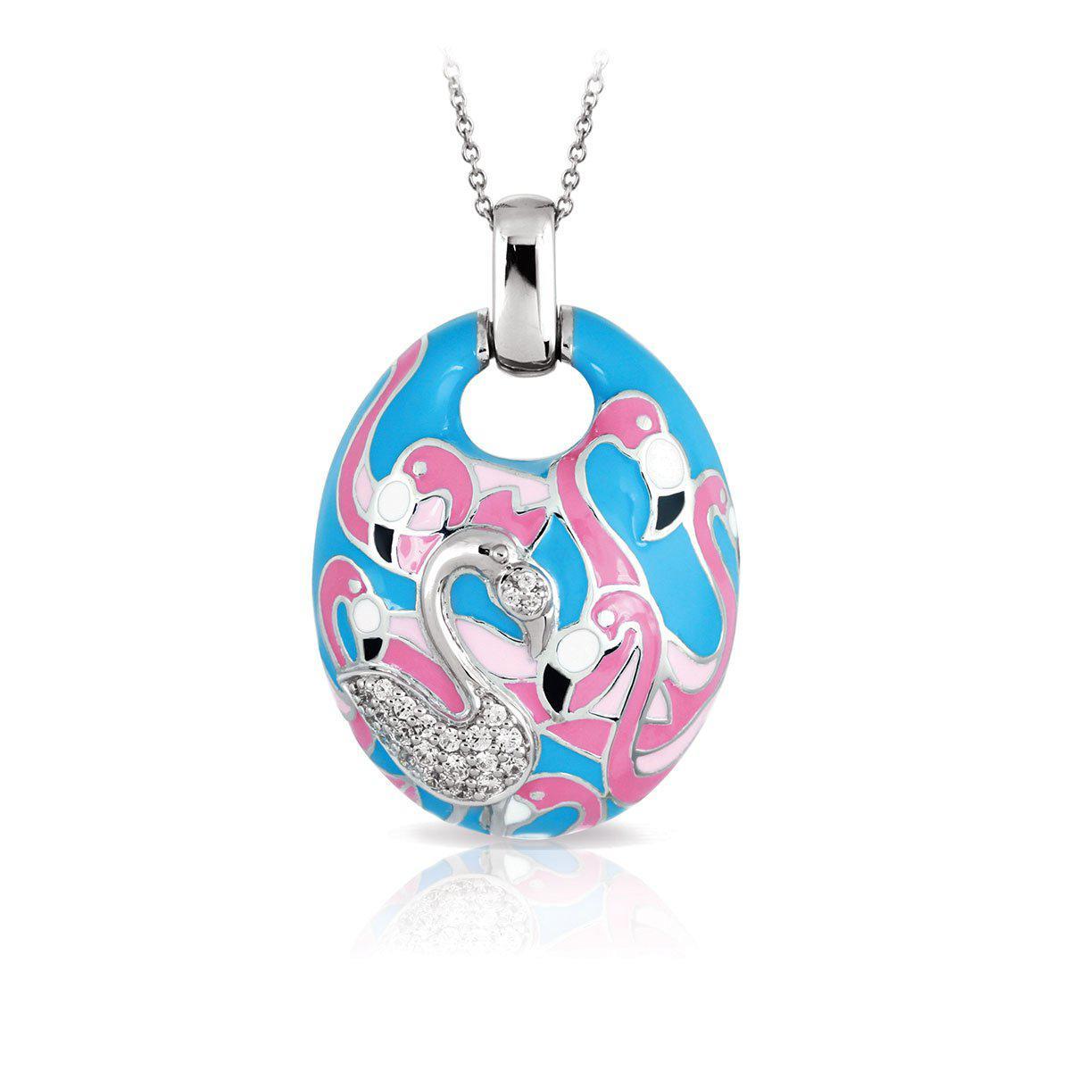 Elegant Flamingo Pendant Necklace - 18K Gold Plated Rose Gold Bird Jewelry for Women - Perfect for Casual Wear, Beach Vacation & Gift Giving