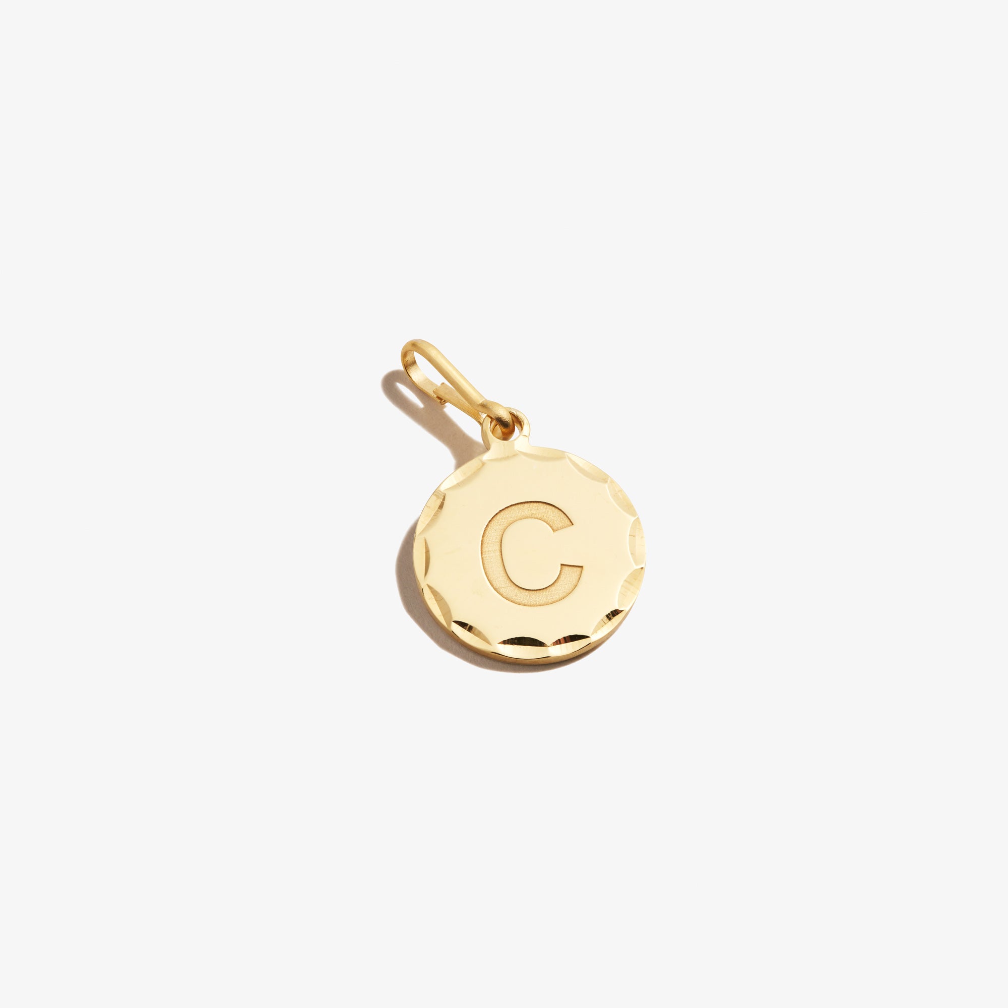 Initial C Charm Necklace - 14K Gold Plated Pendant for Women - Elegant Personalized Jewelry Gift for Birthday, Anniversary & Valentine's Day - Perfect for Everyday Wear & Special Occasions