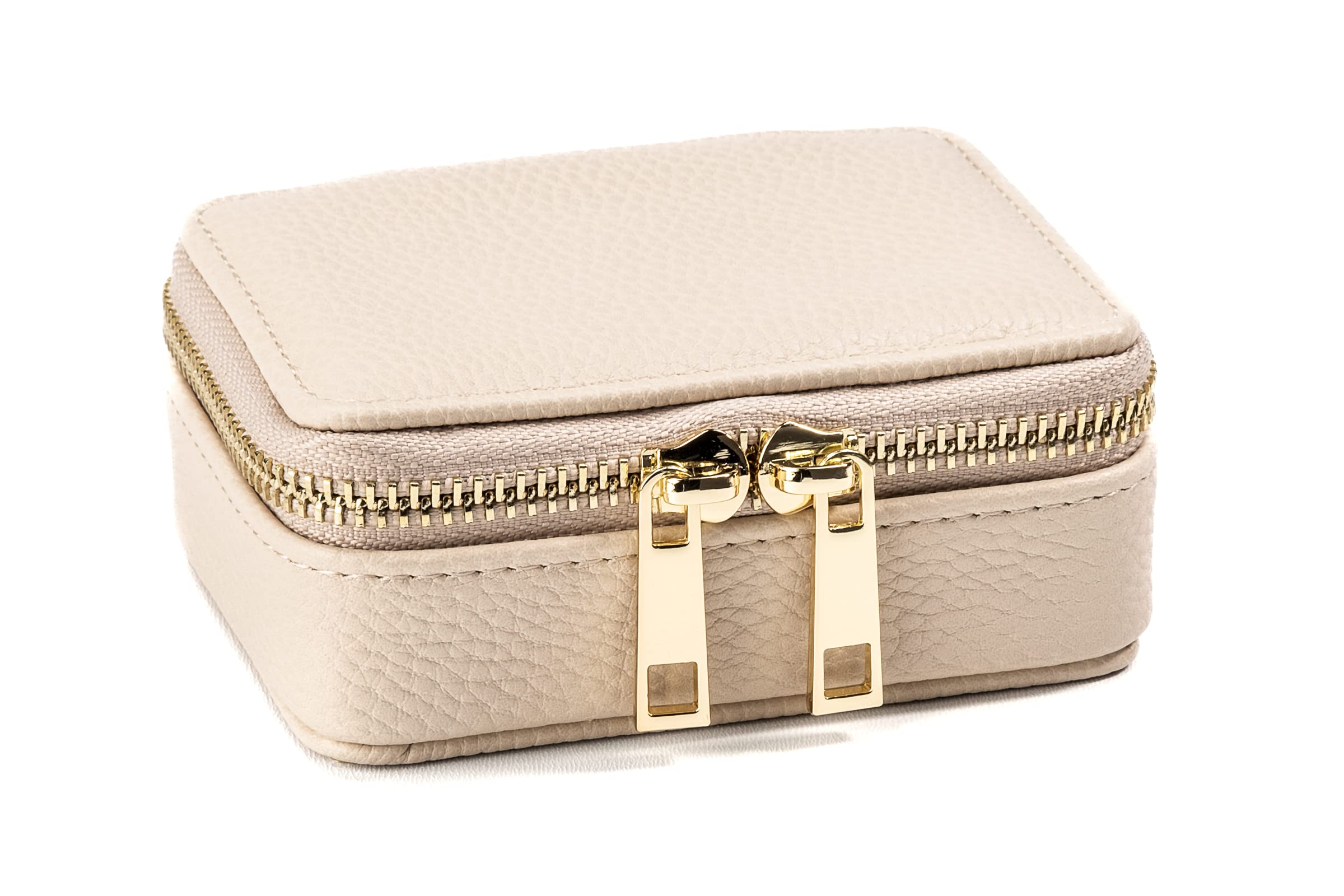 Vegan Leather 7-Day Pill Organizer with Removable Compartments | Travel Medication Case for Vitamins & Supplements | Perfect for Daily Use, Business Trips & Vacation Essentials (Cream)