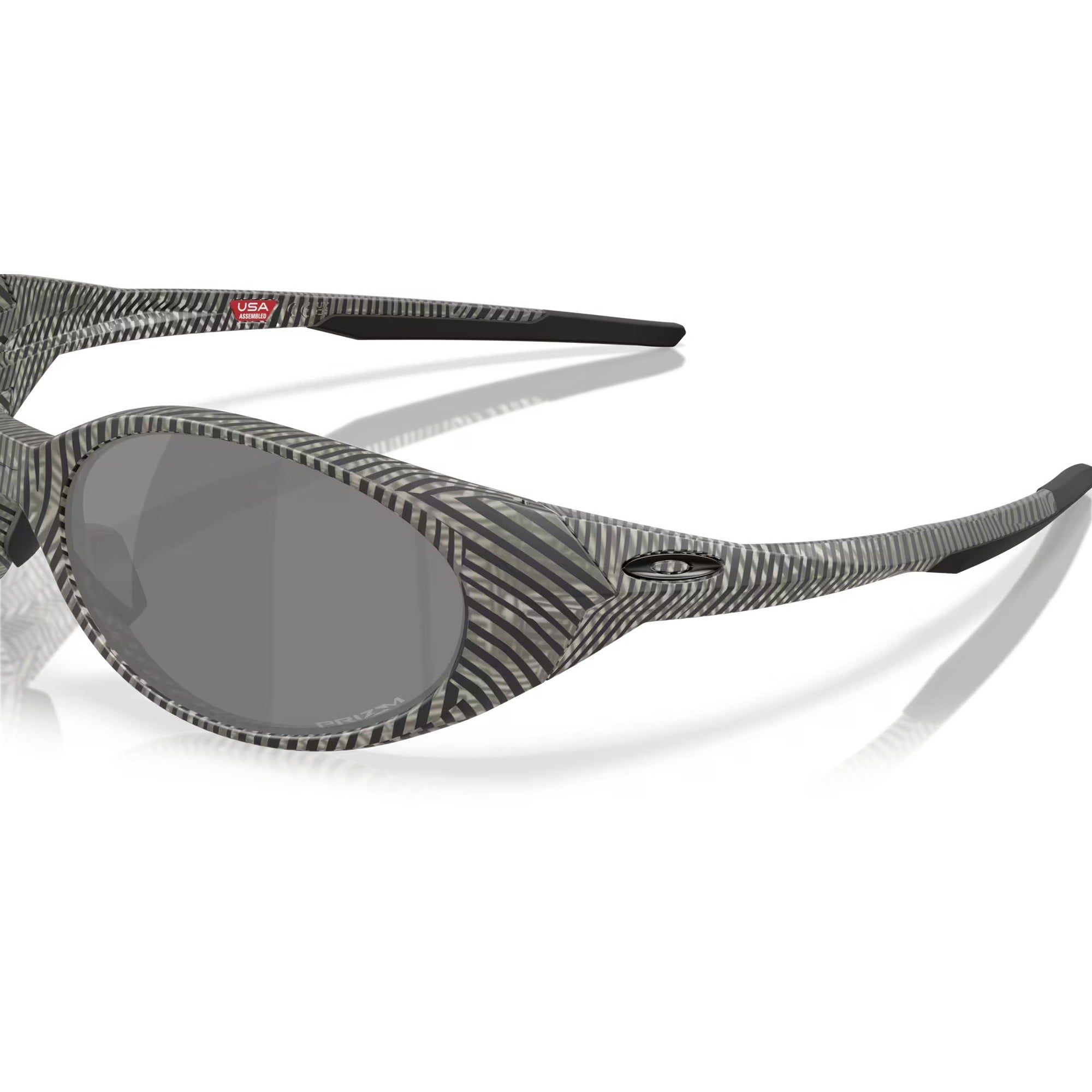 Oakley Eyejacket Redux Sunglasses - Matte Grey Ink Fingerprint Polarized Lenses for Running, Cycling & Outdoor Sports