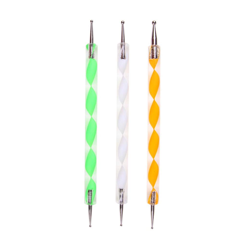 5-Piece Double-Ended Embossing Stylus & Dotting Pen Set for Carbon Transfer Paper, Painting, Pottery & Clay Indentation - Perfect for DIY Crafts, Scrapbooking & Ceramic Art Projects