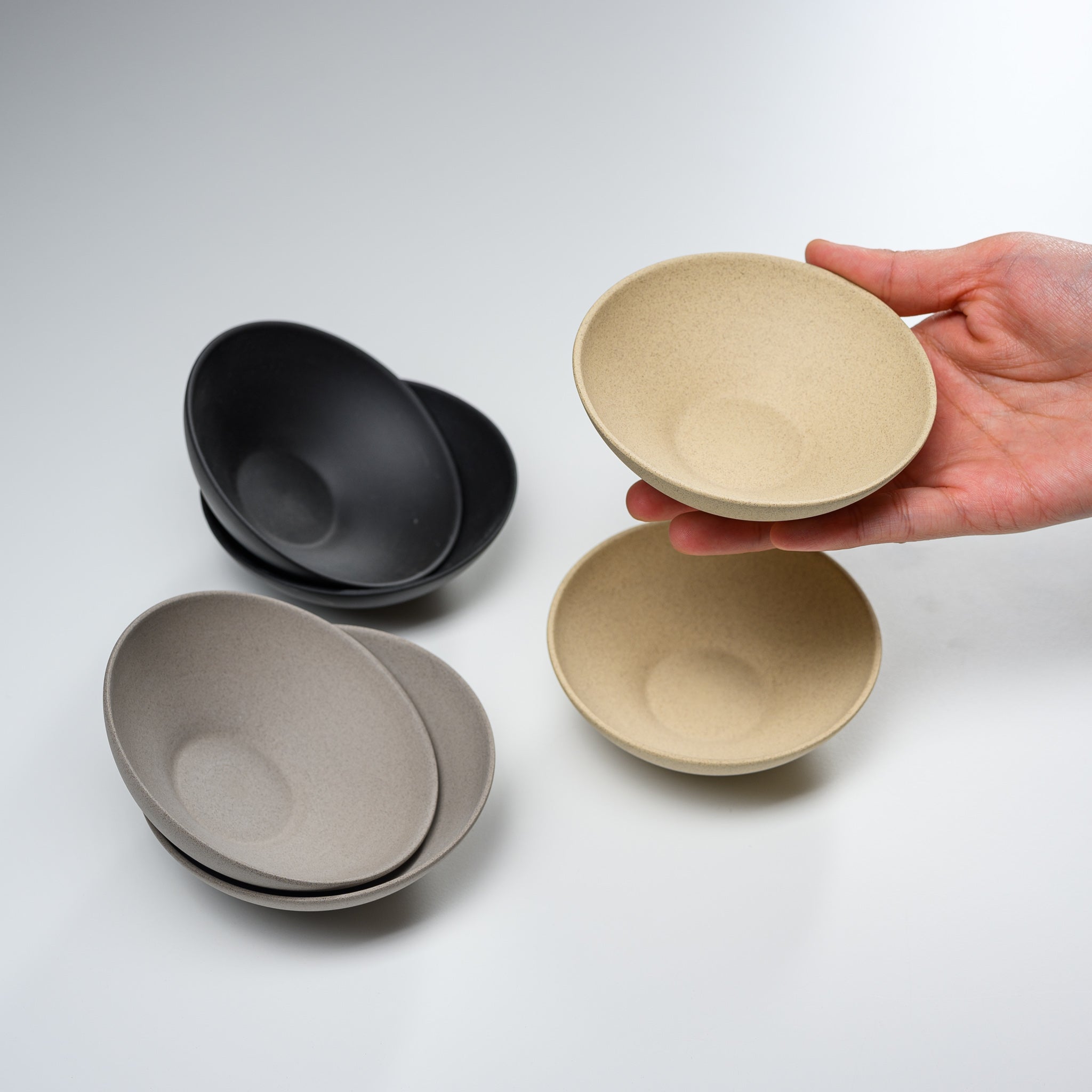 JINSUI Tokoname Ware TOKI Series Tea Cup Pair - Premium Japanese Ceramic Tea Cups in Matte Black for Matcha, Sencha & Daily Tea Drinking