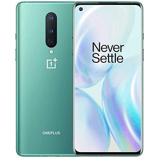 OnePlus 8 IN2010 Smartphone - 8GB RAM 128GB Storage - Glacial Green Color | Fast Performance for Gaming, Streaming & Productivity