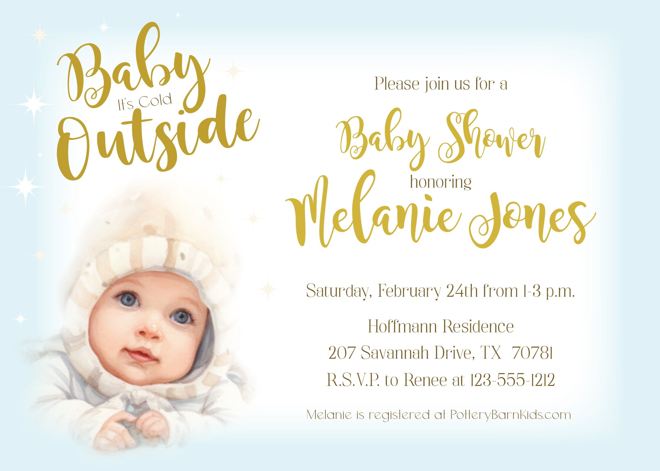 Baby It's Cold Outside - Cozy Winter Baby Clothes & Accessories for Cold Weather - Perfect for Outdoor Adventures & Family Photos