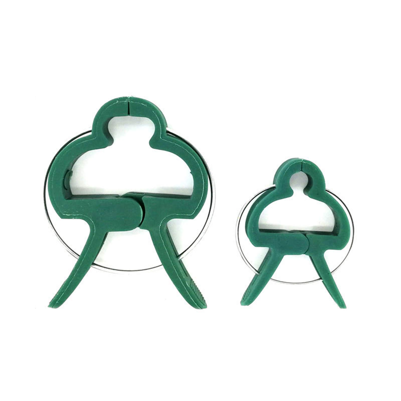 Mokyler 50Pcs Plant Support Clips for Climbing Plants, Stalks & Stems - 1.8x1.3In Plastic Gardening Fasteners | Greenhouse Accessories, Vine Support, Tomato Plant Clips for Indoor/Outdoor Gardening