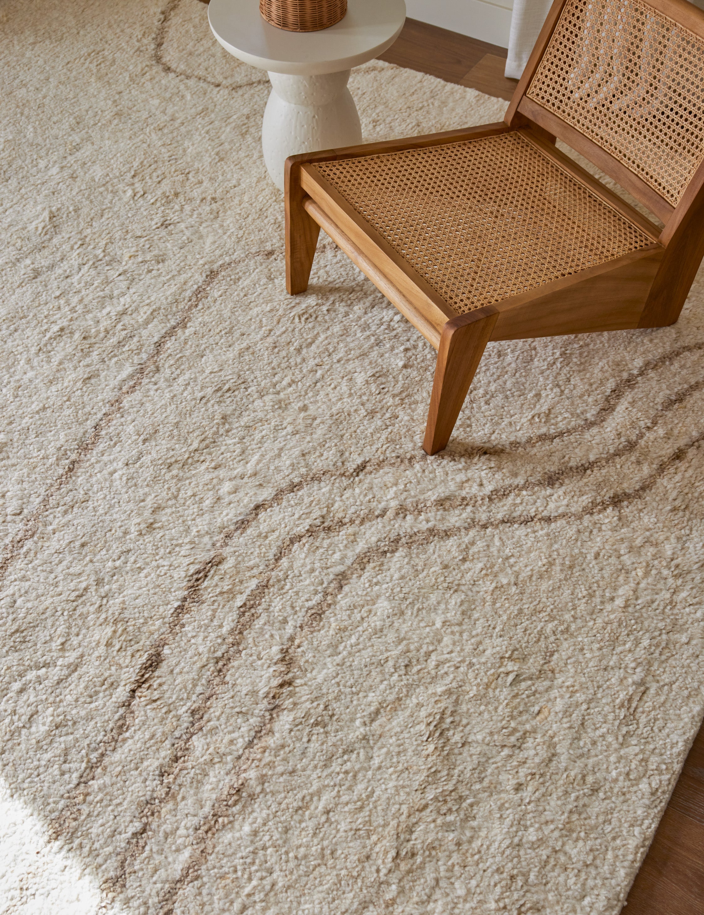 Elan Byrd Hand Knotted Wool Rug Swatch 18x18 Inches - Soft & Durable Area Rug for Living Room, Bedroom, or Office Decor