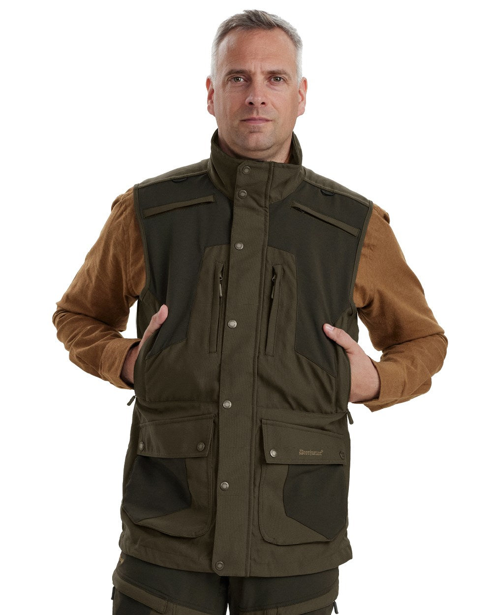 Deerhunter Strike Extreme Hunting Waistcoat - Lightweight Camouflage Vest for Outdoor Adventures, Hunting & Tactical Use