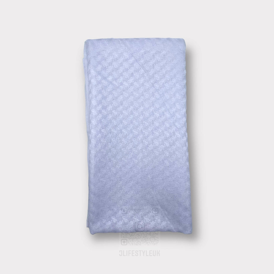 Authentic White Arab Shemagh for Kids - Soft Cotton Keffiyeh Scarf for Boys & Girls - Perfect for Outdoor Adventures, Cultural Events & Costumes