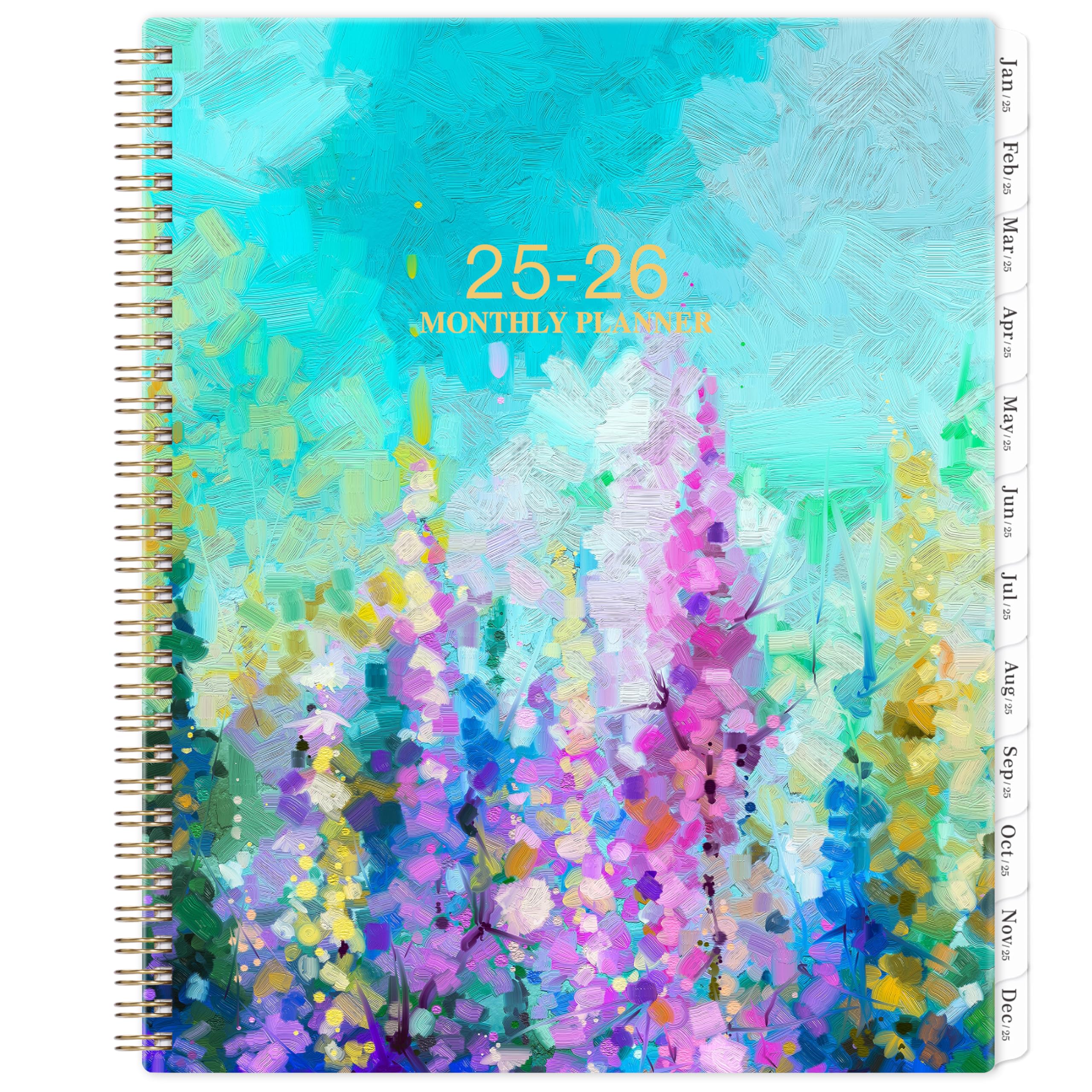 2025-2026 Monthly Planner | 24-Month Calendar Organizer Jan 2025-Dec 2026 | 9