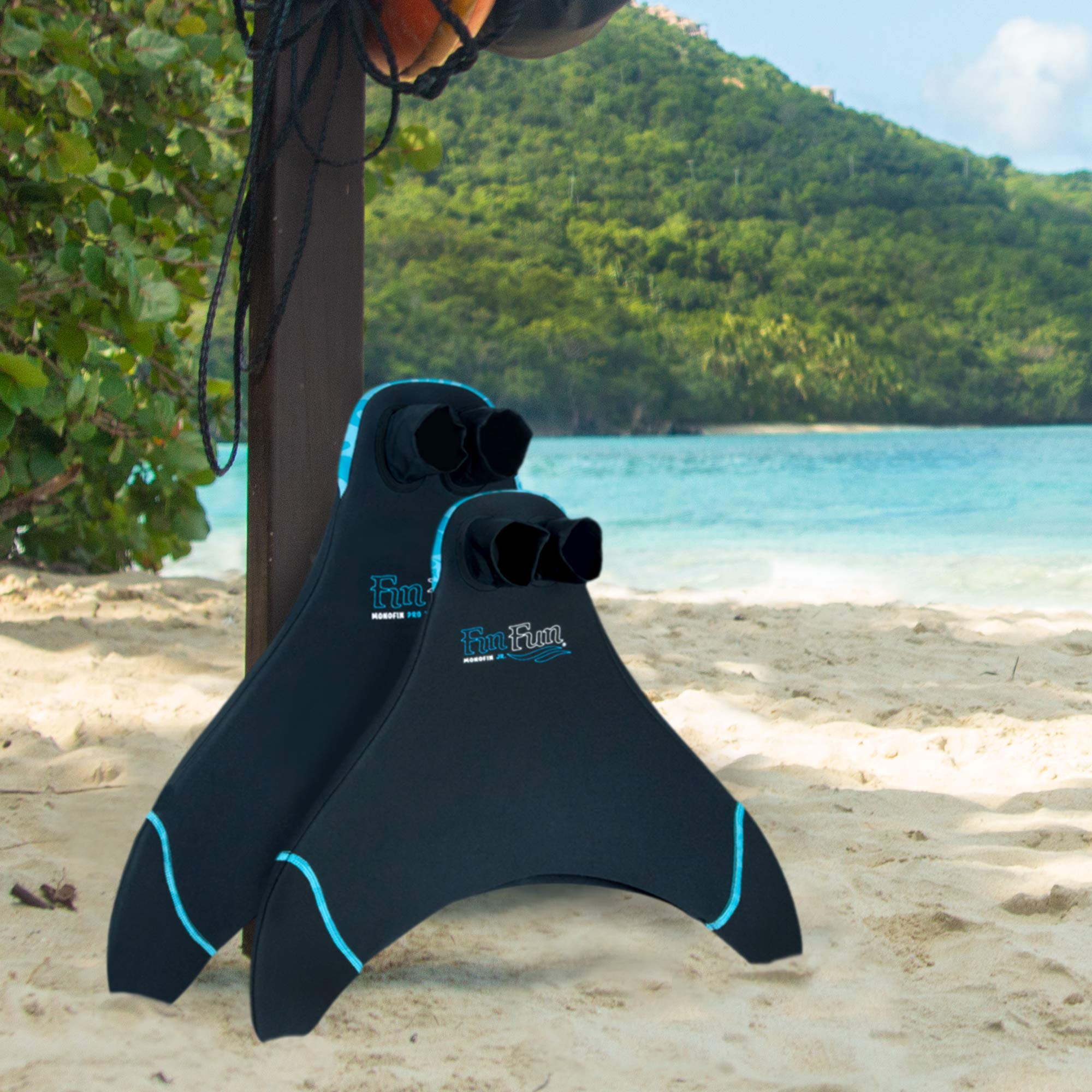 Fin Fun Mermaid Monofin - Premium Swim Fin for Kids & Adults | Perfect for Pool Parties, Beach Vacations & Underwater Photography