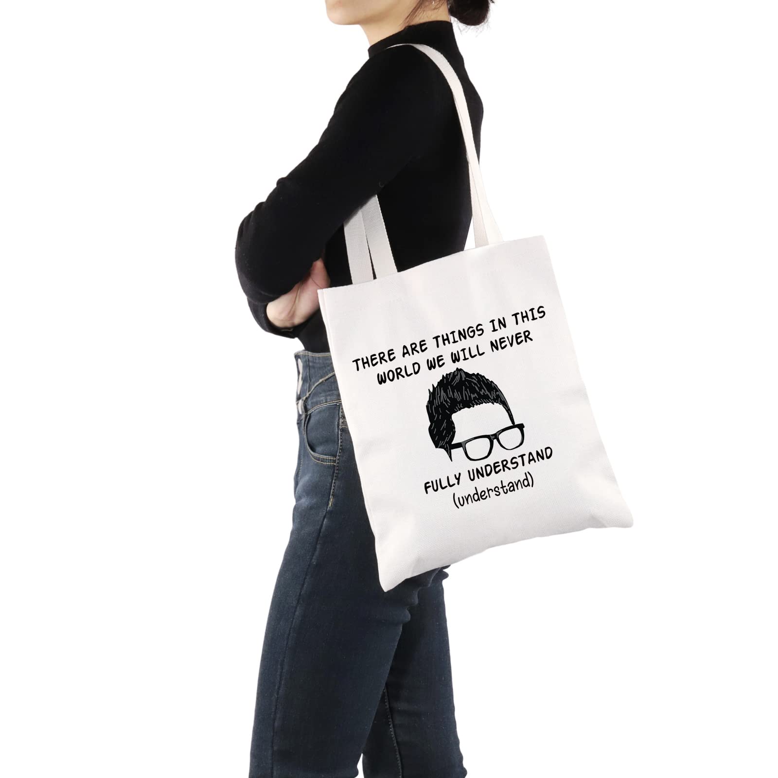 Zak Bagans 'We Will Never Fully Understand' Reusable Canvas Tote Bag - Ghost Adventures Merchandise & Show Gift for Fans (Perfect for Grocery Shopping, Beach Trips & Halloween Events)