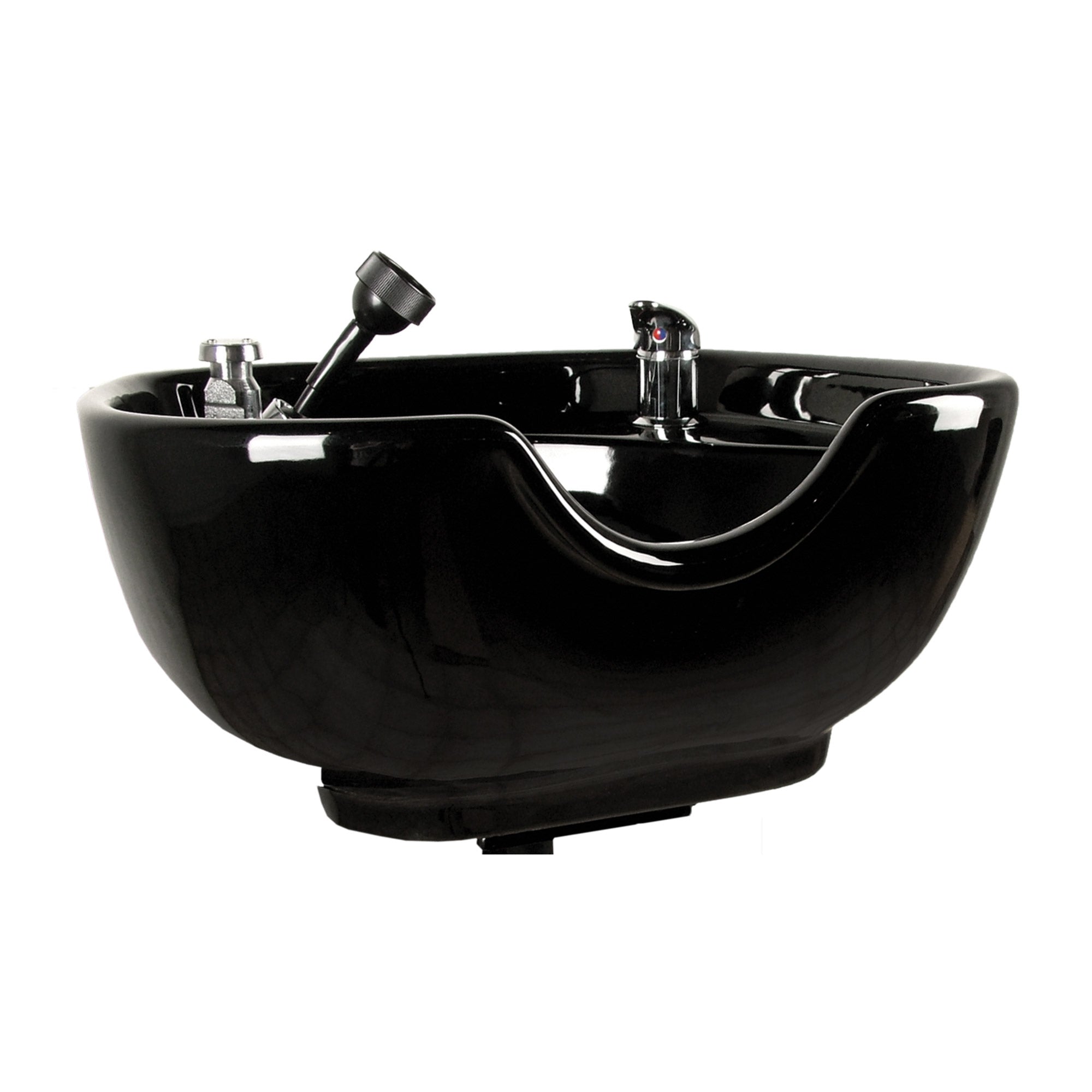Jeffco Wall Mounted Porcelain Shampoo Bowl - Professional Salon Sink for Hair Washing & Styling - Perfect for Beauty Salons, Barber Shops & Home Use