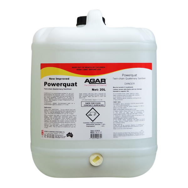Powerful Agar Powerquat Twin Chain Sanitizer - Effective Disinfectant for Home, Office, and Public Spaces