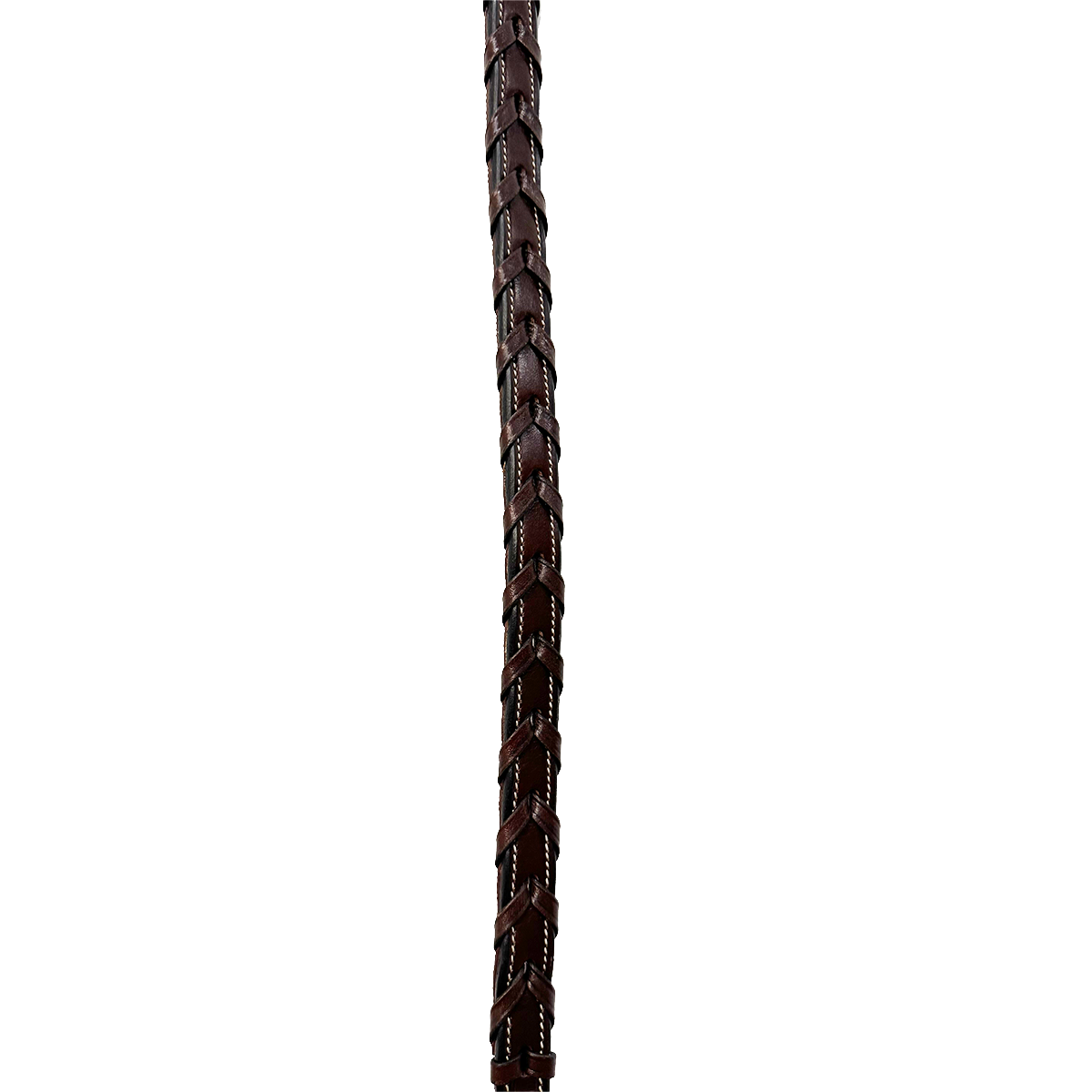 AJR Rubber Lined Hunter Fancy Raised Laced Leather Rein - Durable Equestrian Riding Gear for Horseback Riding, Training & Show Jumping