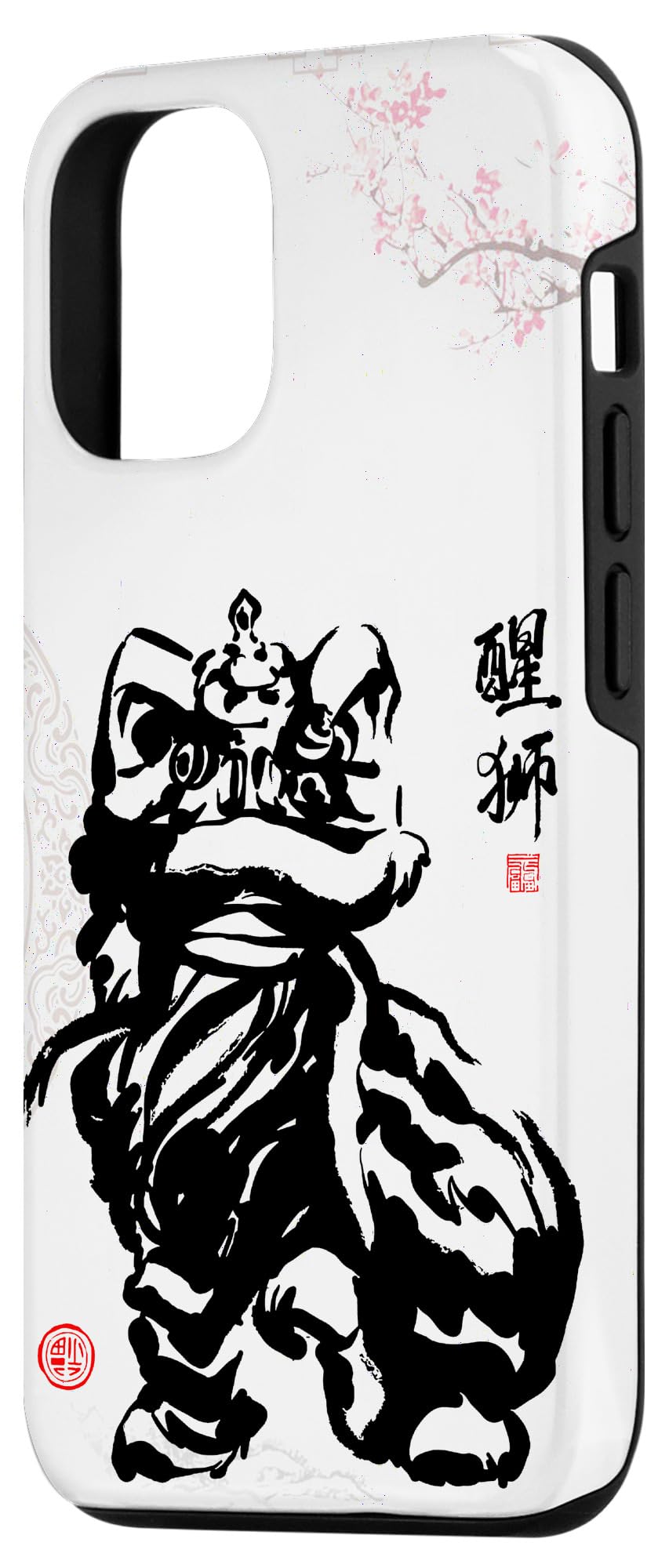 iPhone 12/12 Pro Lion Dance Phone Case - Chinese New Year Protective Cover - Durable Shockproof Case for Festive Celebrations & Daily Use