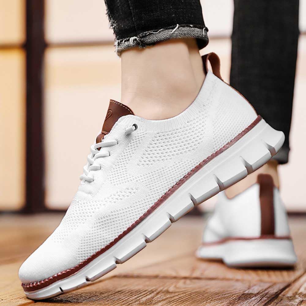 Breeze Shoes for Men - Lightweight Breathable Walking & Running Sneakers - Perfect for Urban Commuting, Gym Workouts and Casual Wear