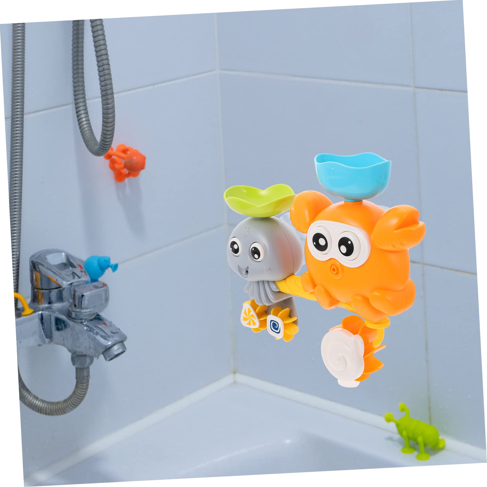 VICASKY 5-Piece Water Toy Set for Kids - Fun Bath Tub Toys, Floating Animal Figures, Non-Toxic ABS Plastic - Perfect for Bathtime Play, Pool Parties & Sensory Development