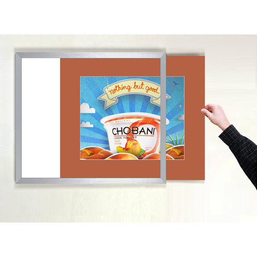Premium Euro Style Slide-In Picture Frame for 22x34 Posters with 4