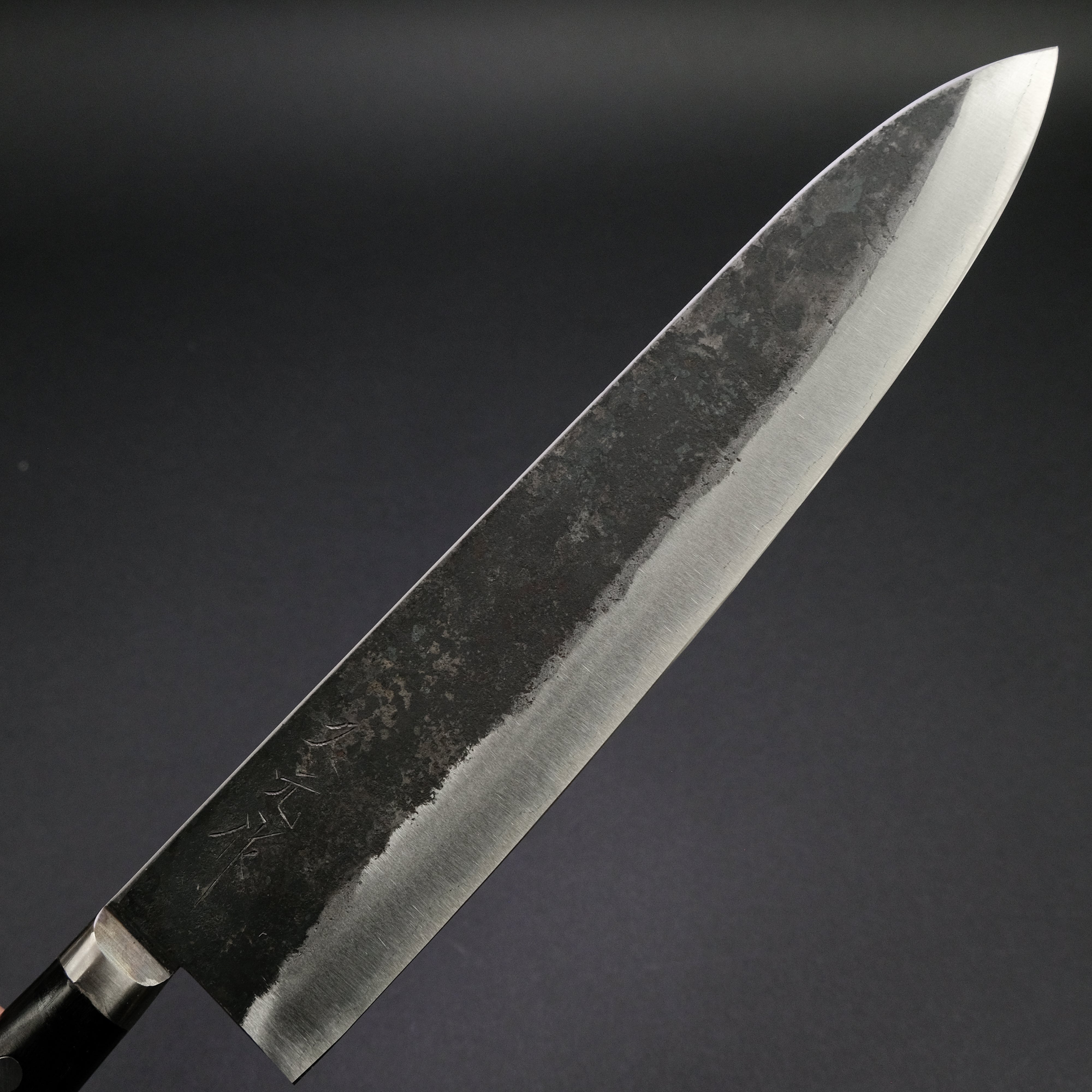 Premium Morihei Hisamoto Kurouchi White #1 Gyuto 300mm Chef Knife with Pakka Wood Handle - Heavy Duty Japanese Kitchen Knife for Professional Chefs & Home Cooking, Perfect for Slicing, Dicing & Meat Cutting