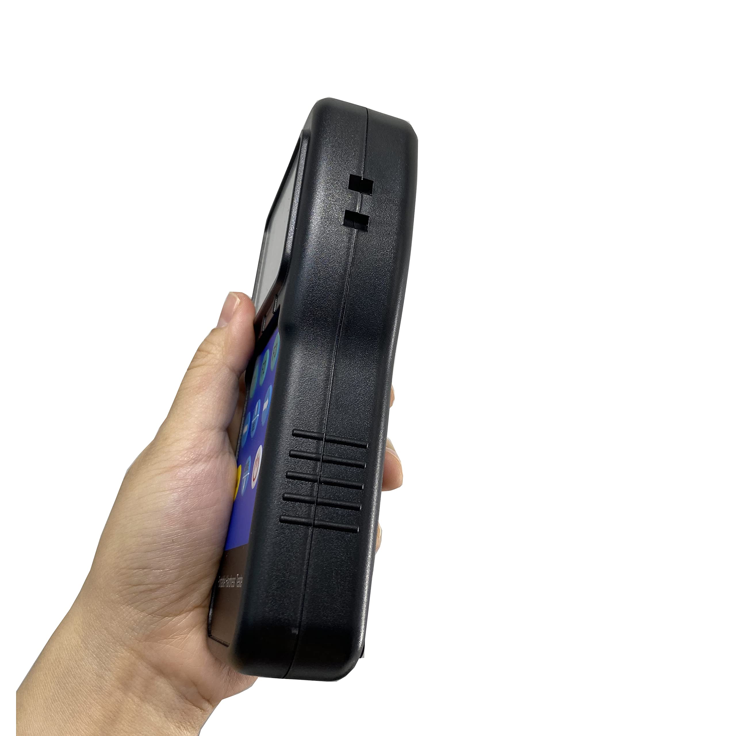 Portable Digital Hardness Tester - Durometer for Metal, Steel, Alloys | 600 Memory Groups | Ideal for Quality Control, Manufacturing & Material Testing
