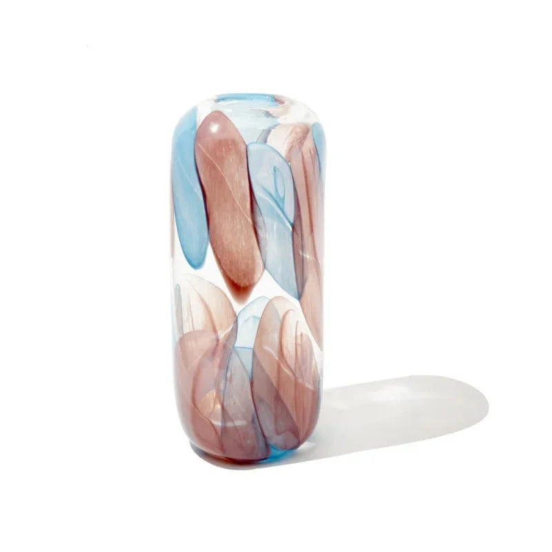Pastel Bloom Hydroponics Vase - Elegant Glass Flower Vase for Home Decor, Office Desk, Wedding Centerpieces & DIY Plant Growing