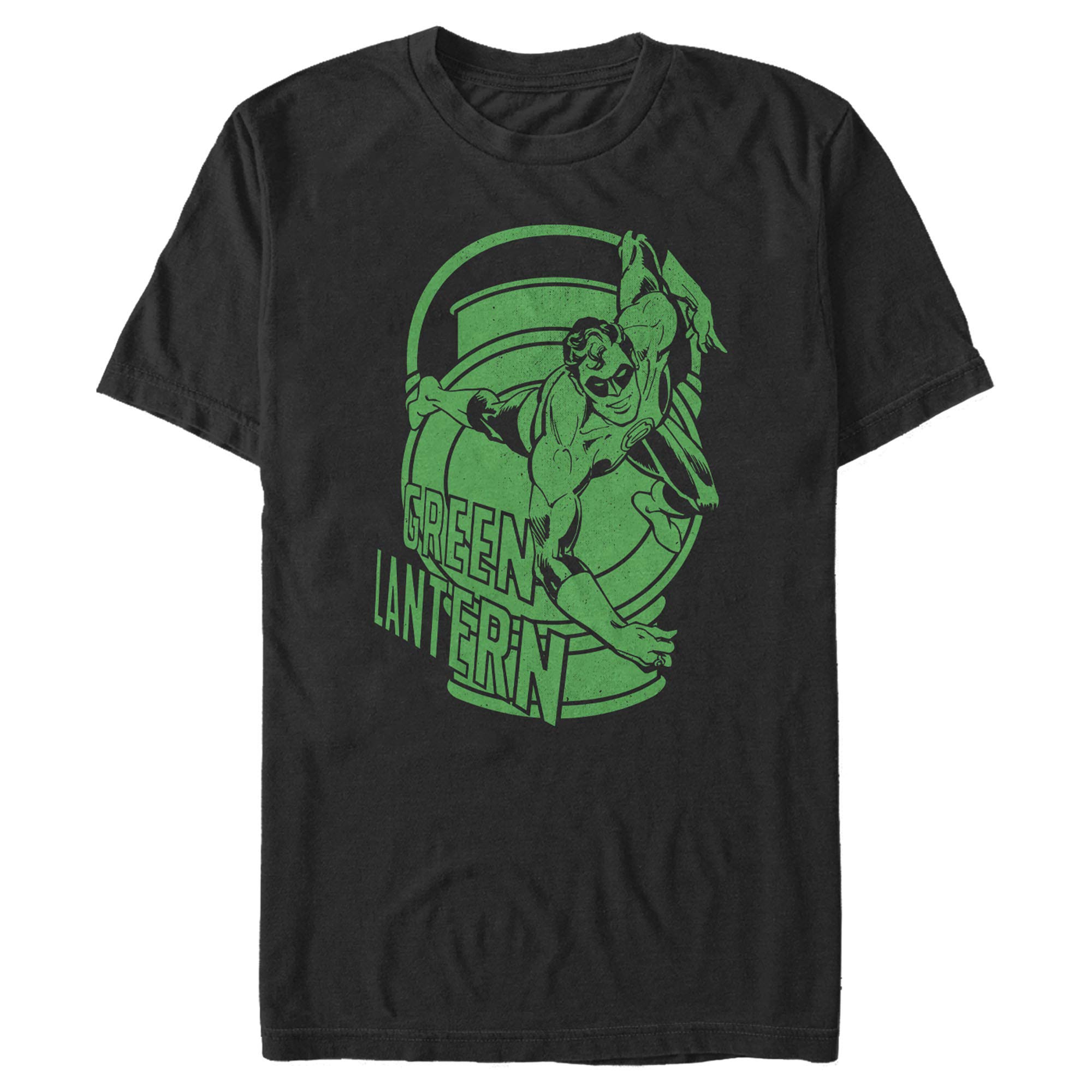 Warner Bros Men's Green Machine T-Shirt - Black, Medium Size - Casual Wear for Everyday & Fan Merchandise