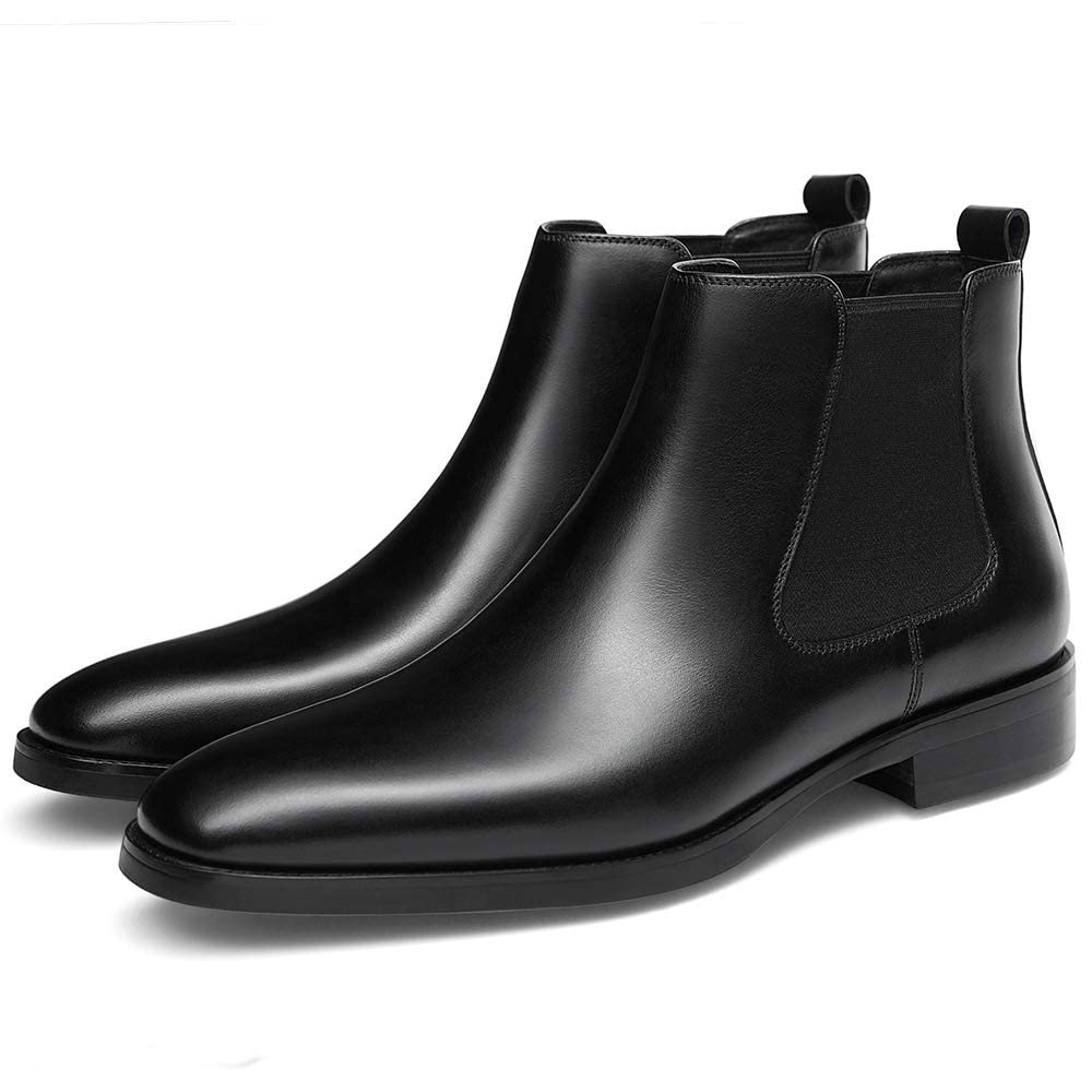 Premium Men's Chelsea Boots - Genuine Leather Dress Boots for Men | Comfortable & Stylish for Work, Casual & Formal Occasions