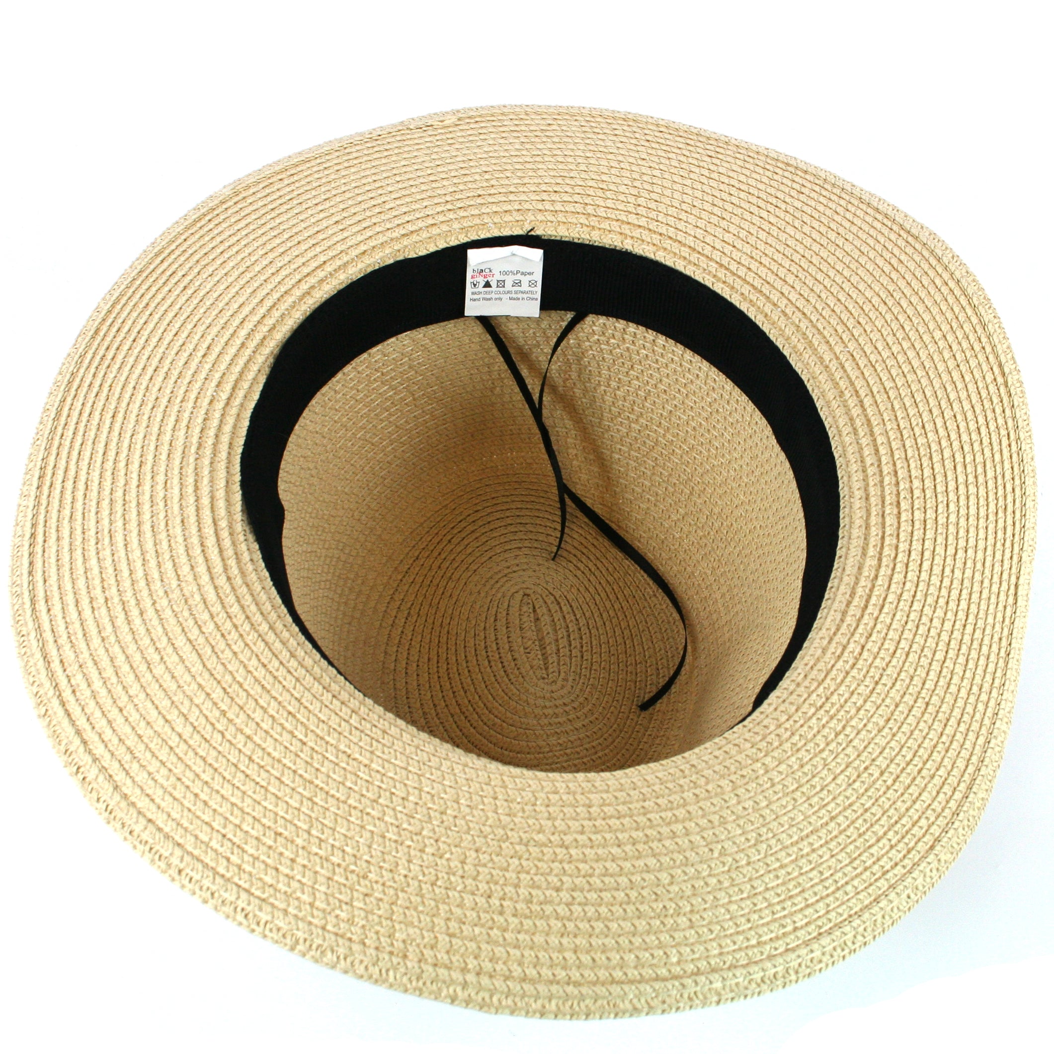 Foldable Travel Panama Sun Hat - 57cm Wide Brim UV Protection for Women & Men - Perfect for Beach, Vacation, and Outdoor Adventures