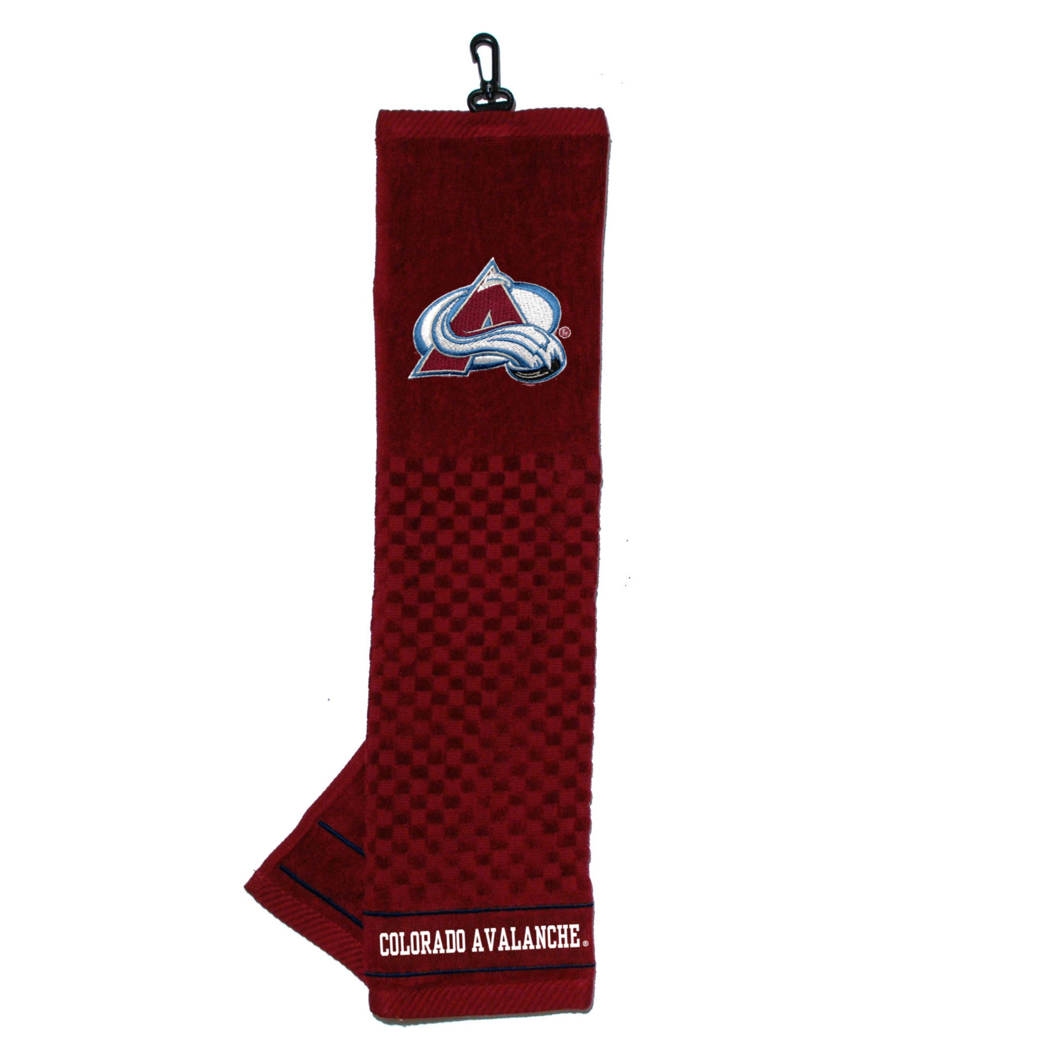 Team Golf NHL Embroidered Golf Towel with Checkered Scrubber Design - Official Embroidered Logo - Perfect for Golfers & Sports Fans - Great for Golf Courses, Clubhouses & Sports Events