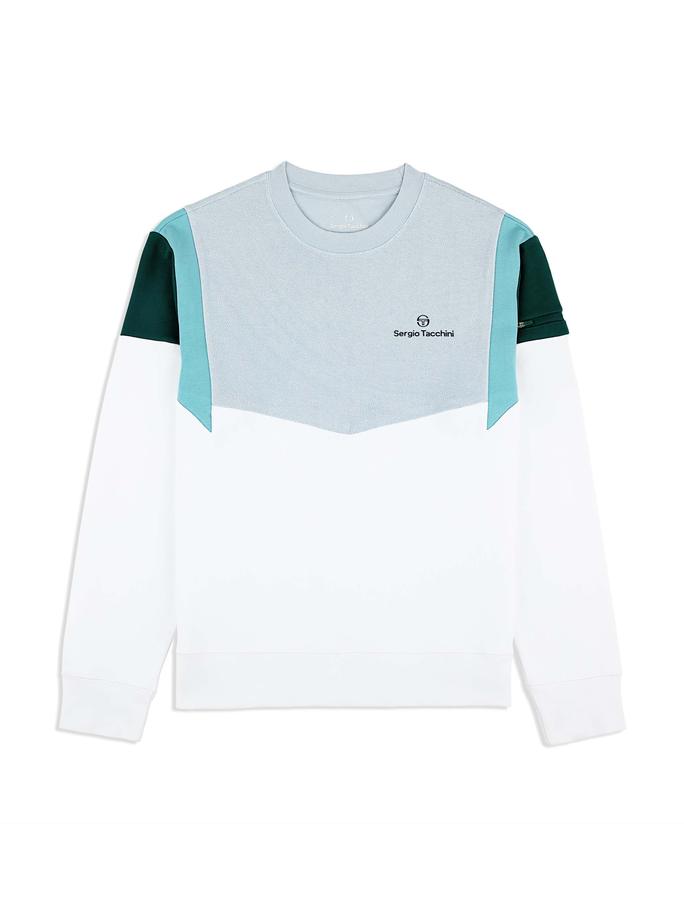 Angolo Crewneck Sweatshirt for Women - Soft Cotton Pullover Sweater, Comfortable Casual Loungewear (Brilliant White) - Perfect for Everyday Wear, Work from Home & Weekend Outfits