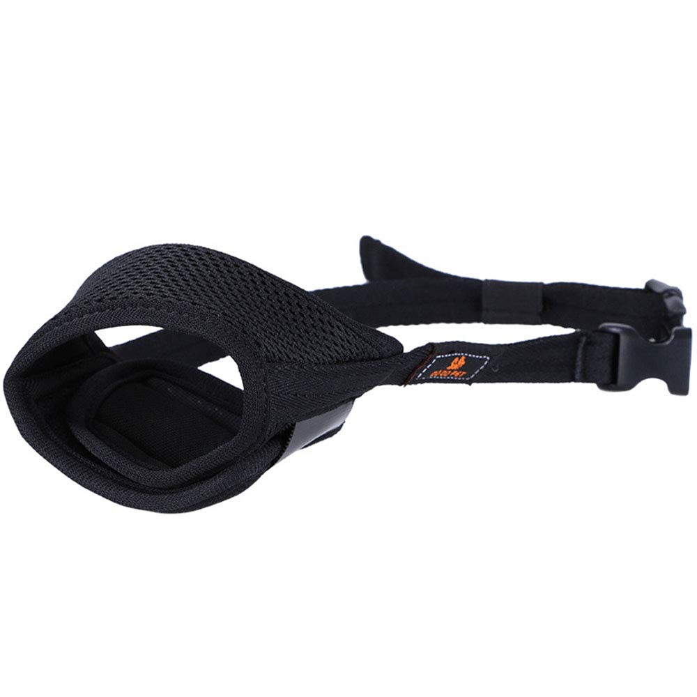 Adjustable Dog Muzzle for Small & Medium Dogs - Anti Biting & Barking Pet Mouth Cover (XS, Black) - Perfect for Training, Grooming & Vet Visits