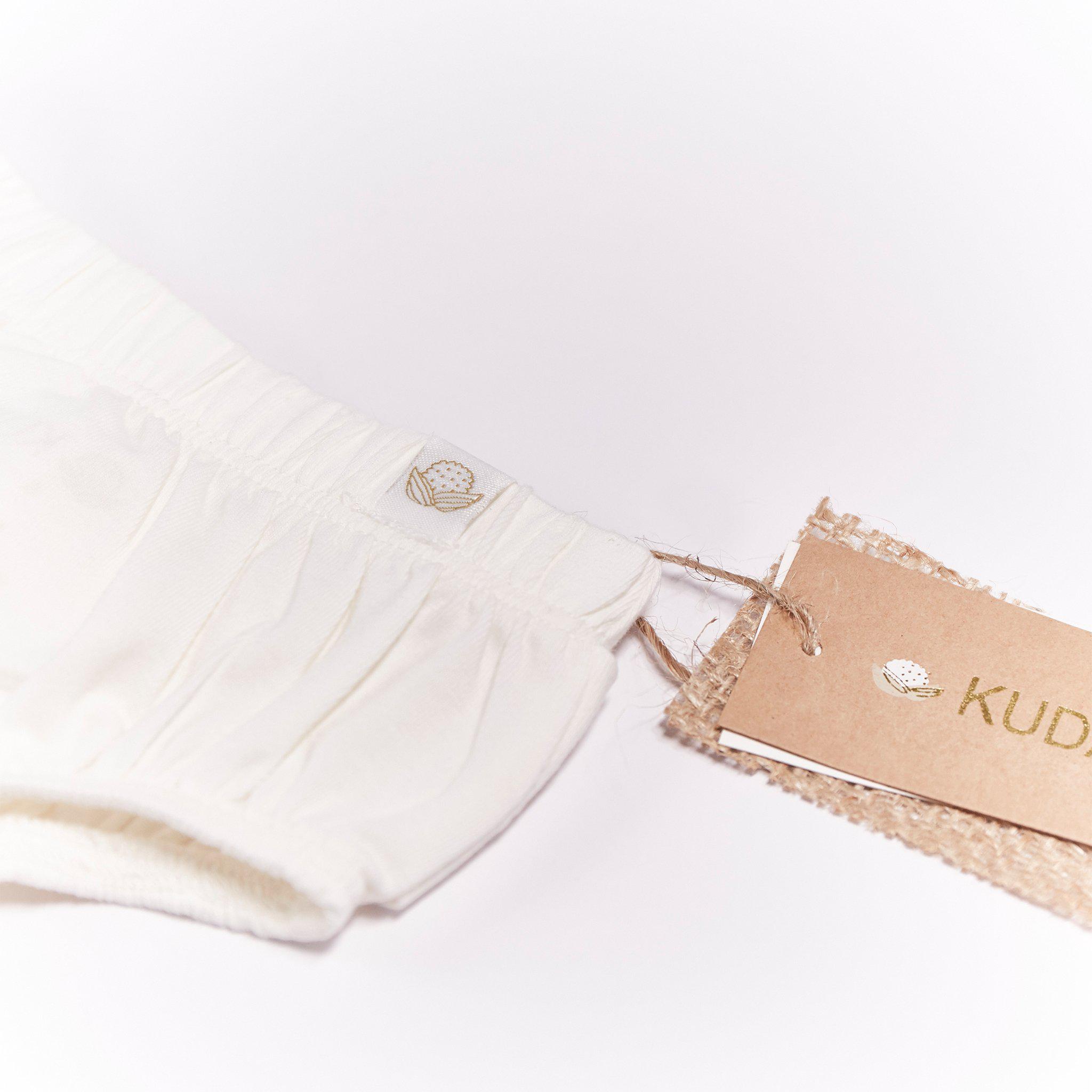 Organic Cotton Bow Tie Panties for Women - Bunny White - Comfortable and Breathable Underwear for Daily Wear, Sleep, and Special Occasions