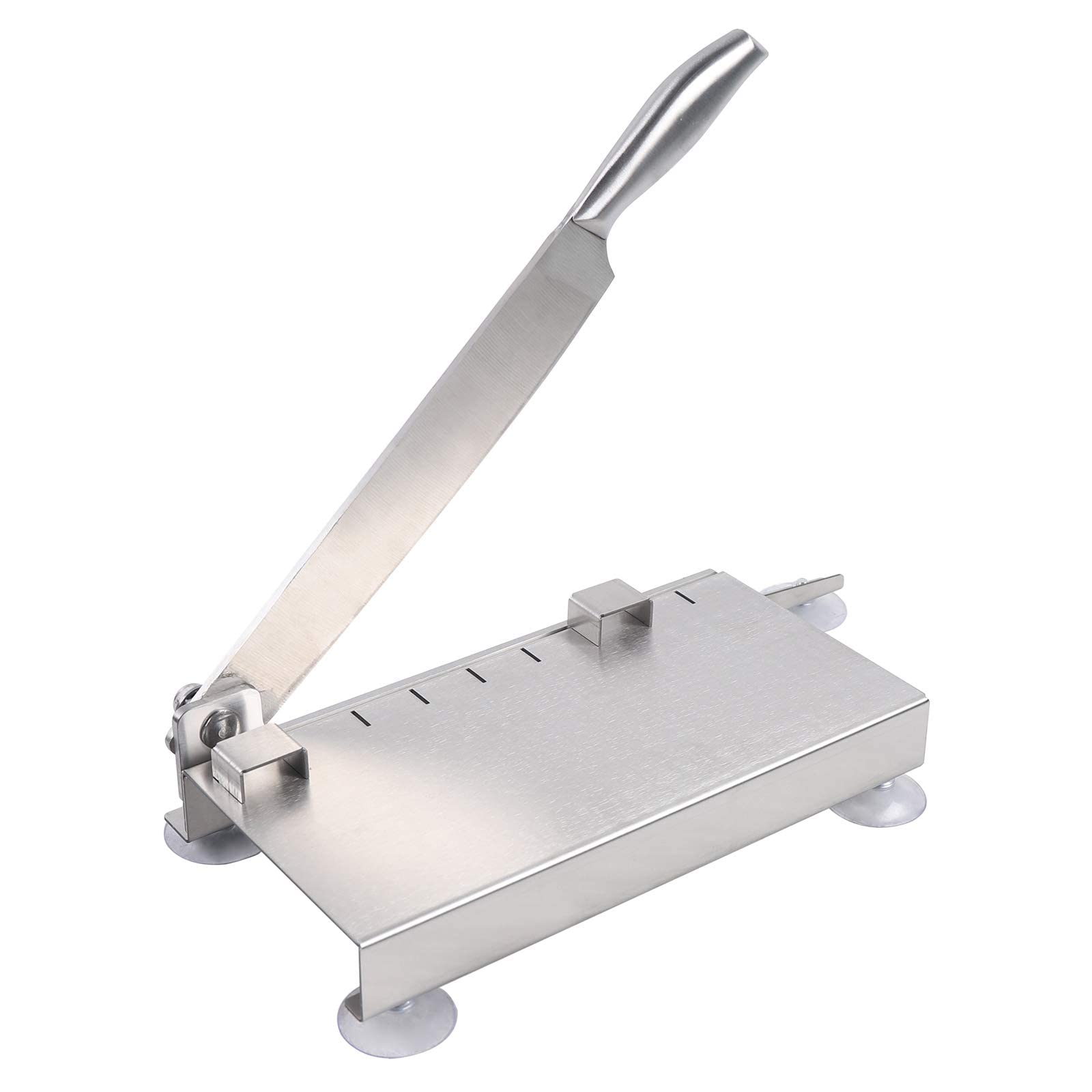 DNYSYSJ Professional Stainless Steel Manual Bone Cutter - Heavy Duty Meat Cleaver for Chicken, Beef, Fish & Vegetables - Commercial Kitchen Knife with Blade for Ribs & Frozen Meat - Perfect for Butcher Shops, Restaurants & Home Cooking