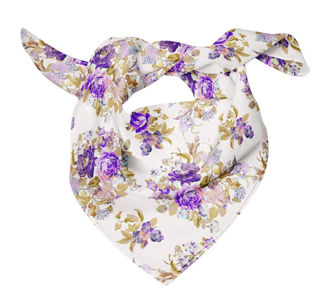 Bimba Printed Pure Silk Scarf for Women - Elegant Hair Wrap, Neck Scarf & Head Bandana - Perfect for Work, Travel and Special Occasions