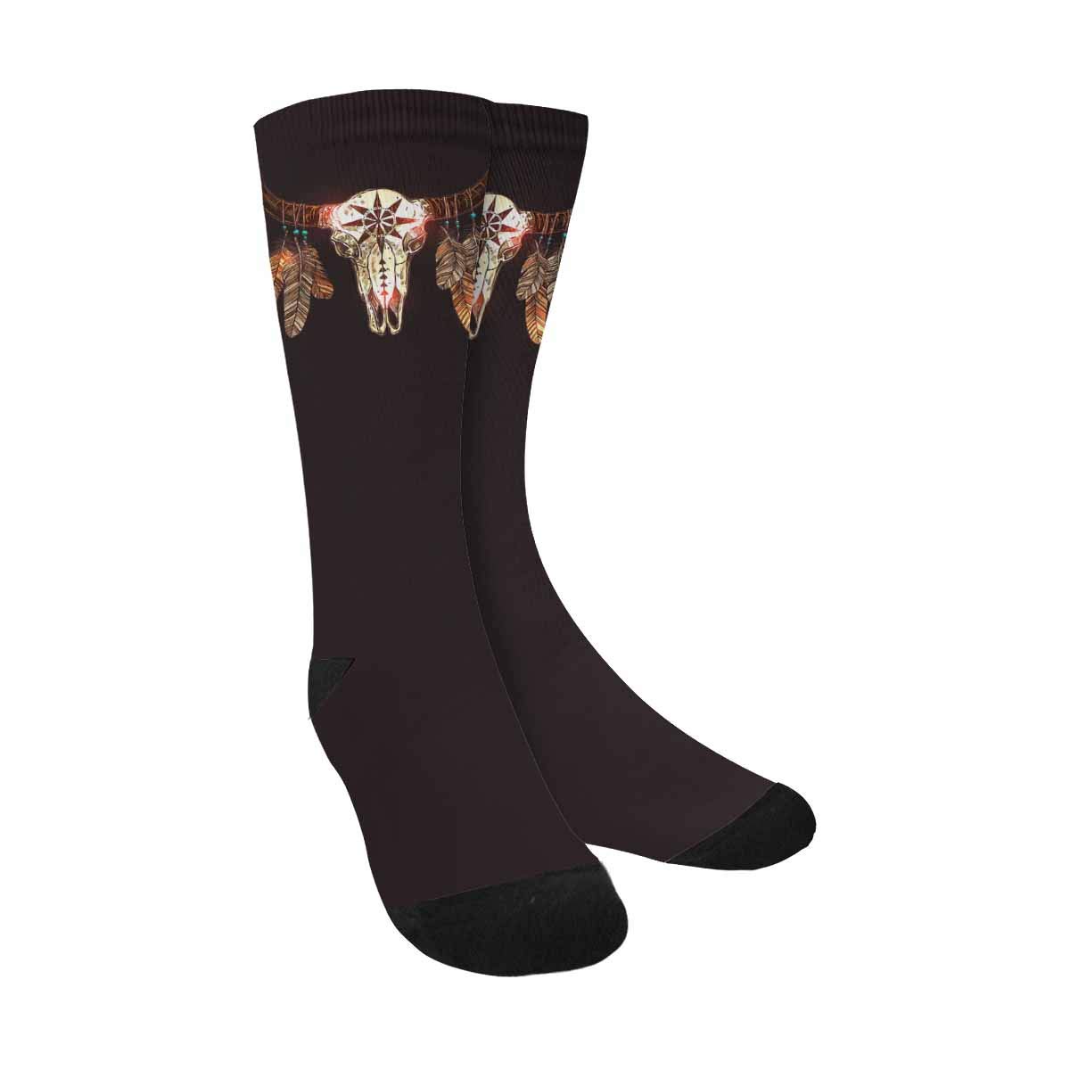 Cool Skull & Funny Submarine Crew Socks for Men & Women - Breathable Athletic Socks with Sublimated Design - Perfect for Gym, Running, and Casual Wear