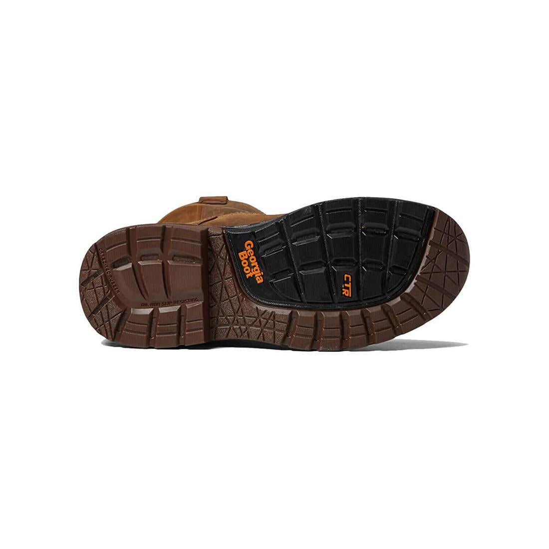 OT Soft Toe Pull On Work Boots - Waterproof & Comfortable Slip Resistant Shoes for Men - Ideal for Construction, Warehouse & Outdoor Work
