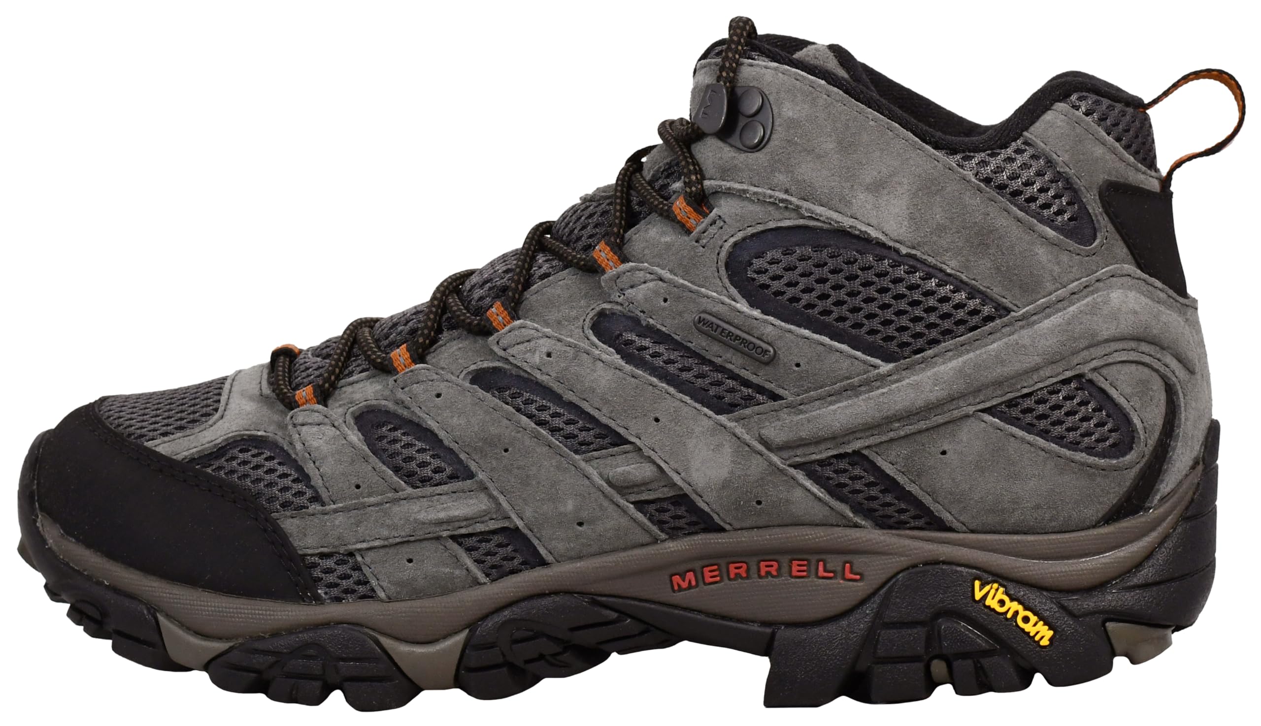 Merrell Men's Moab 2 Mid Waterproof Hiking Boots - Lightweight & Durable Outdoor Shoes for Trail Walking, Camping & Backpacking Adventures