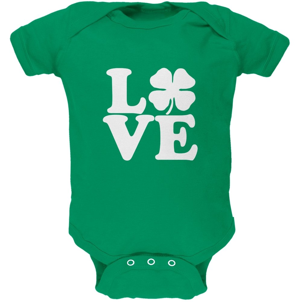 St. Patrick's Day Baby Onesie - Soft Green Shamrock Irish-Themed Bodysuit for Infants | Perfect for Irish Celebrations, Photo Shoots & Holiday Outfits