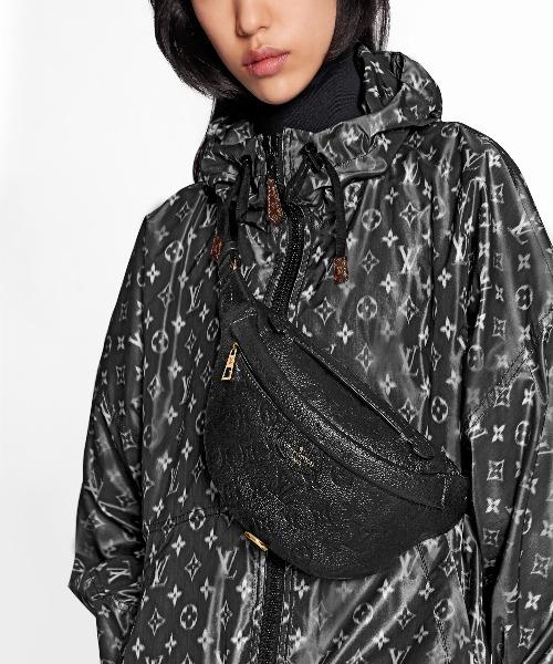 LV Monogram Empreinte Leather Bumbag Crossbody Bag in Noir Black - Perfect for Travel, Shopping & Everyday Use