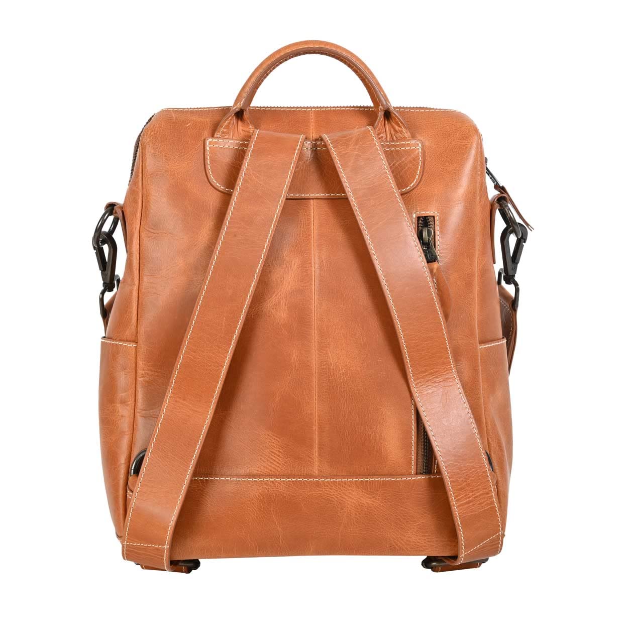 STS Ranchwear Women's Basic Bliss Multi-Color Leather Backpack - Stylish & Durable for Work, Travel & Outdoor Adventures