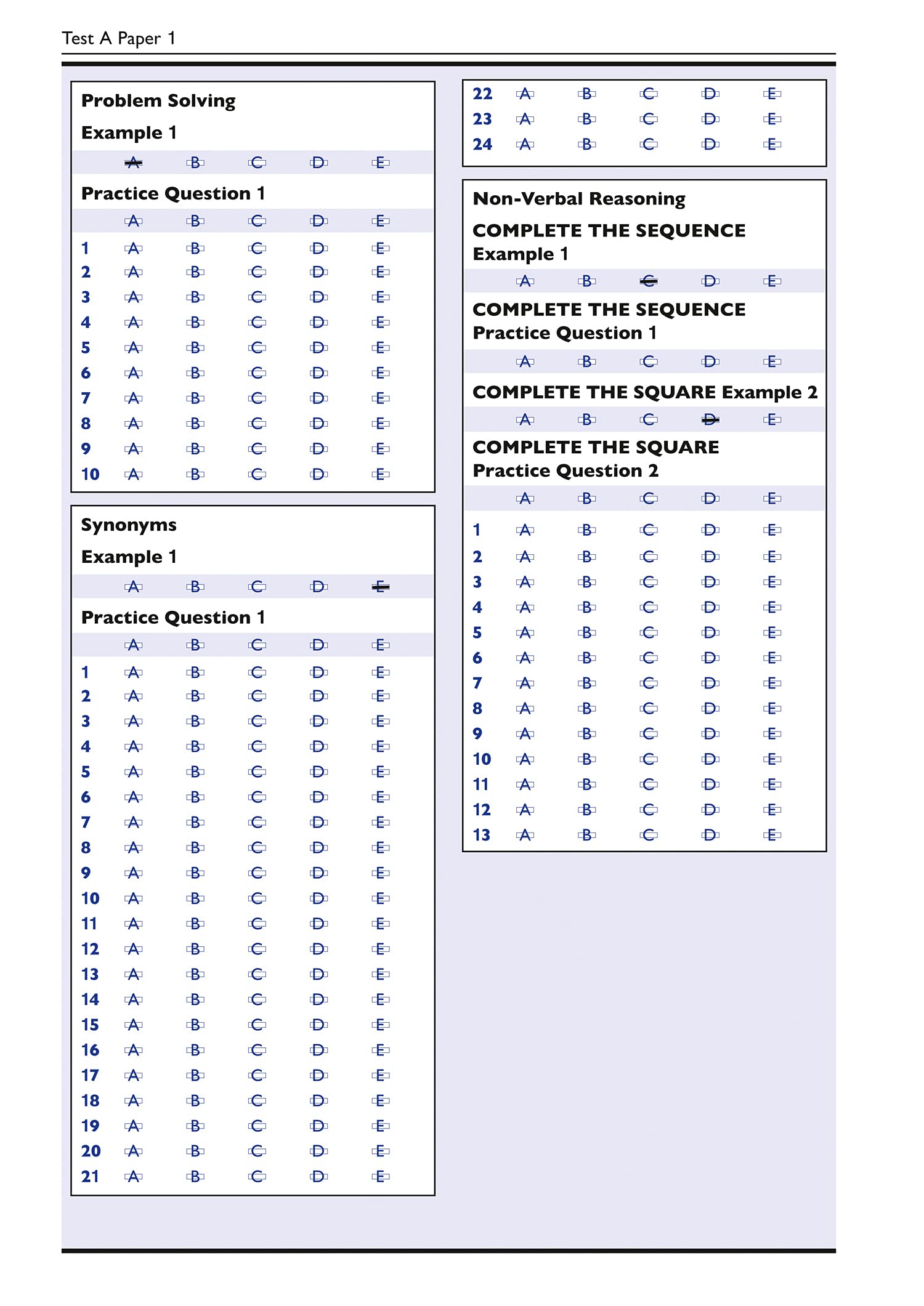 Collins 11+ Verbal Reasoning, Non-Verbal Reasoning & Maths Practice Papers Book 2 - 4 Full Test Sets for CEM 2021 Exams | 11 Plus Exam Prep for Grammar & Selective Schools | Ideal for Home Study & Tutoring Sessions